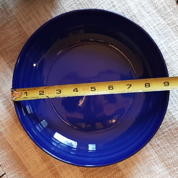 *SOLD* 20th Century Givenchy Paris Porcelain Cobalt Blue Enamel plate bowl - Picture 7 of 11
